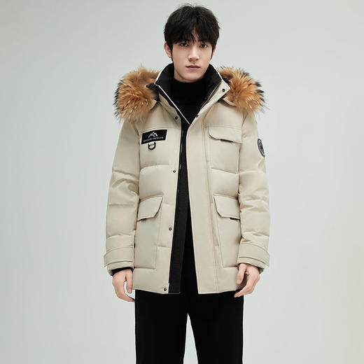 男女同款6300中长款修身羽绒服 90鹅绒（常熟羽绒服工厂购） 商品图5