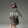 N°28【千金风】羊毛呢大衣女秋围巾设计感毛呢外套 8855A1D609  商品缩略图1