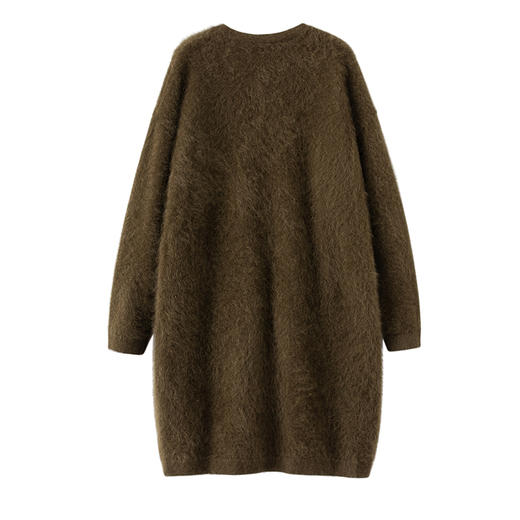 S·Y·C【北美小动物之青筠】圆领保暖加厚外套大衣女XDW240259 商品图2