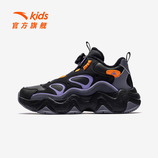 安踏儿童男大童棉鞋2025冬季新款舒适保暖中大童休闲二棉墩墩棉鞋312546912N 商品图1