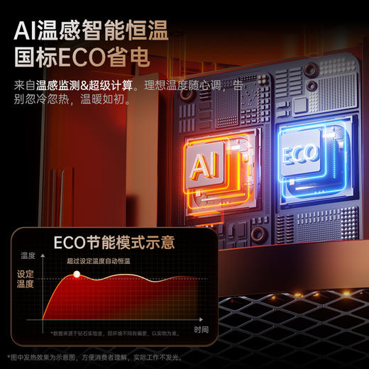 钻石牌暖风机电暖气家用石墨烯加湿取暖器小太阳神器 商品图4