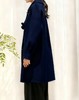 SZ6C06_胭脂色/绀蝶色_大衣外套_秋冬_翻领盘扣单排扣中长款宽松A字版 _高级女装_BERNIEELEN 伯妮斯茵 商品缩略图5