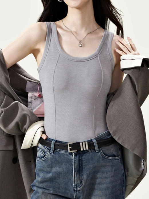 【羽绒石墨烯保暖背心and长袖】羽绒贴片+石墨烯+10A抑菌+自带胸垫+显瘦遮副乳❗️ 商品图1