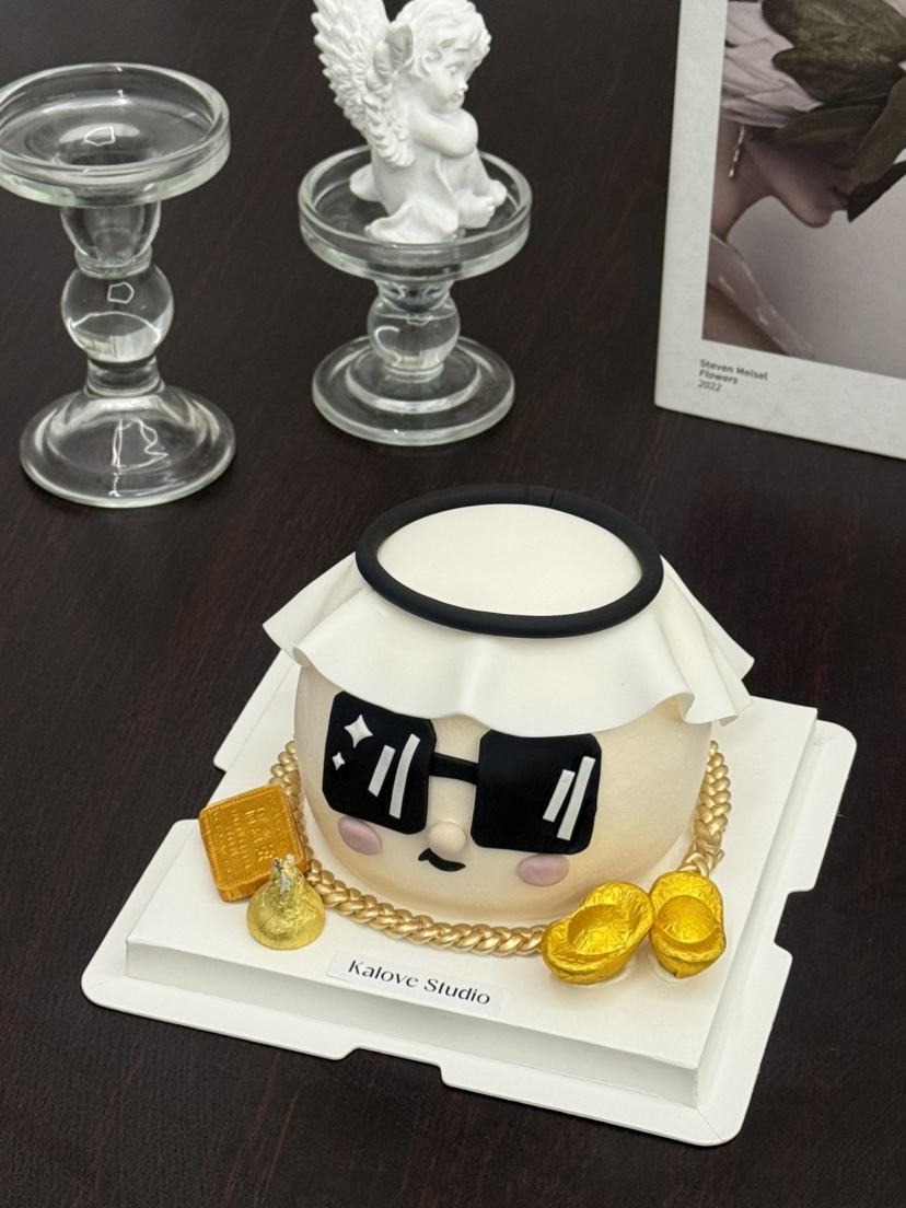 暴富土豪男士老公蛋糕