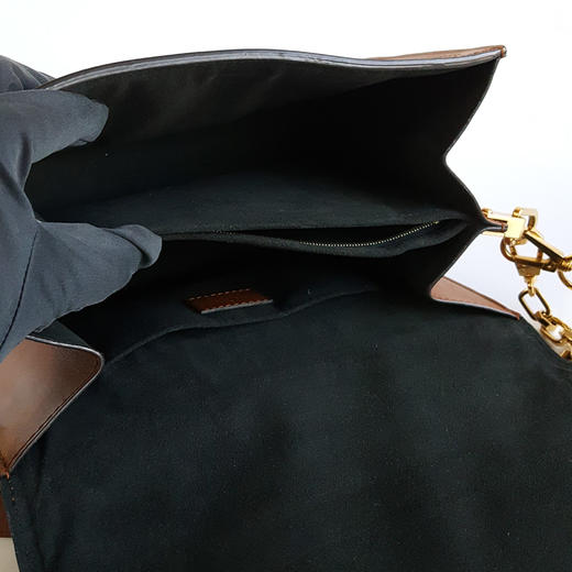 【95新】LV路易威登DAUPHINE系列M44391中号老花达芙妮链条包单肩包女士181125AK03 商品图8