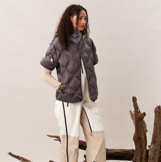 PACIFIC++短袖轻薄羽绒服保暖鹅绒PERTEX男女UPPERVOID二普纬度 商品图3