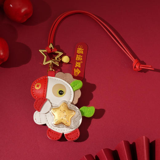 严选 | 赚元马福运双全新年挂饰999足金 2026马年红新春礼品钥匙扣宝宝挂件 商品图1