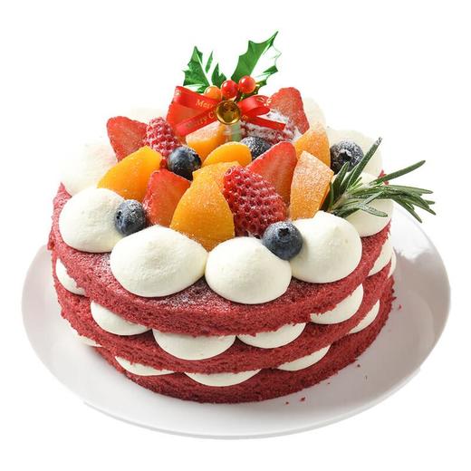圣诞红丝绒裸蛋糕520g/盒 商品图3