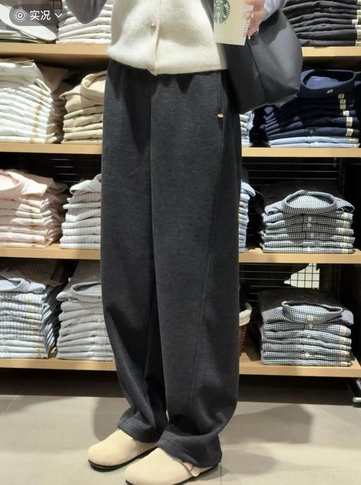 冬日保暖裤子！加厚奥粒绒羊毛呢料弯刀裤！ 商品图2