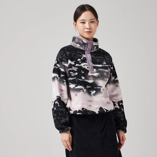 哥伦比亚女式休闲印花半开衫抓绒AR5760 商品图1