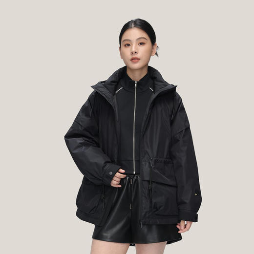 女士19088中长款束腰羽绒服 90鹅绒（常熟羽绒服工厂购） 商品图2