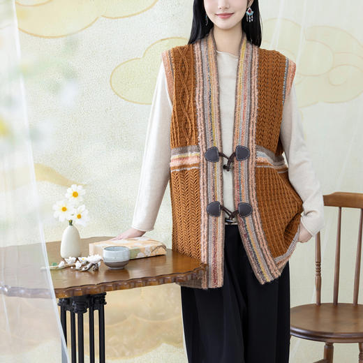 苏苏姐家游牧拼接外套手工DIY钩针衣服毛线团自制上衣材料包 商品图1