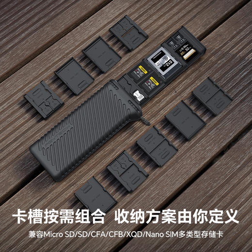 PGYTECH存储卡盒蒲公英sd卡收纳盒CFA卡盒/CFB/XQD/Nano SIM内存卡盒防震防摔保护盒相机配件 商品图2