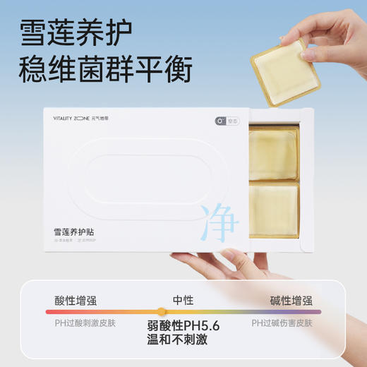 【润芯贴】草本植萃润芯贴排脏净养垫家用女士养护雪莲贴12片/盒 商品图4
