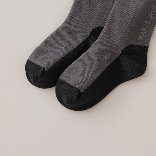 马克珍妮男童四季穿弹力透气拼色运动长袜2025年新款551932 商品图3