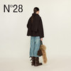 N°28 山羊绒毛呢外套女士秋冬宽松廓形百搭气质通勤短款呢子大衣8855A1D730 商品缩略图3