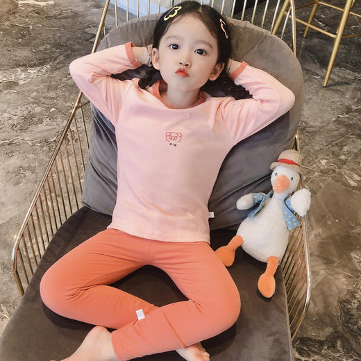 【YW】无忧购儿童可爱卡通秋衣秋裤套装德绒家居服睡衣2388（截单后3-5天发货) 商品图1