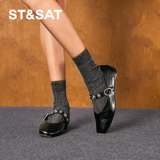 星期六摩登扣带一脚蹬玛丽珍SSD3111577 商品图1