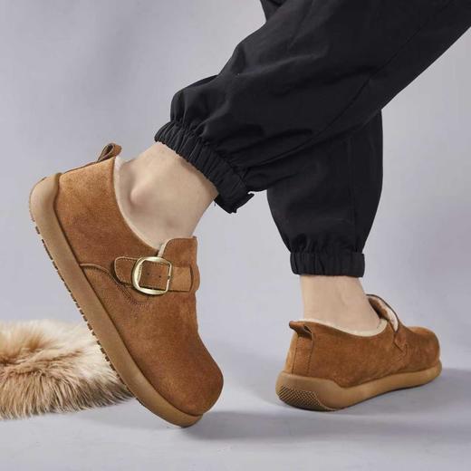 【HF】无忧购冬季加绒男款潮流休闲平底一脚蹬勃肯鞋6502（截单后3-5天发货） 商品图4