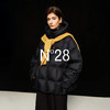 N°28 轻奢90鹅绒服女秋冬保暖高级感通勤宽松休闲连帽羽绒服外套8855A1Y237 商品缩略图1