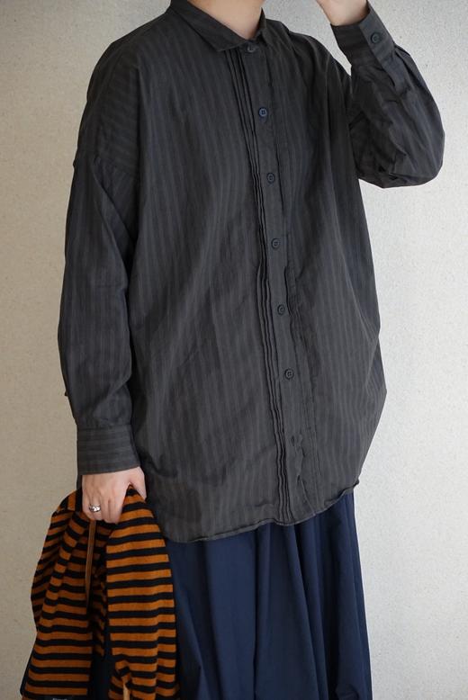 Bergfabel小立领中长款衬衣 商品图0
