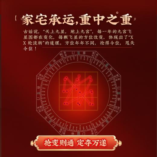 【家宅布局】灵机吉品 2026九宫飞星得令牌 助吉星 消五黄二黑 商品图2