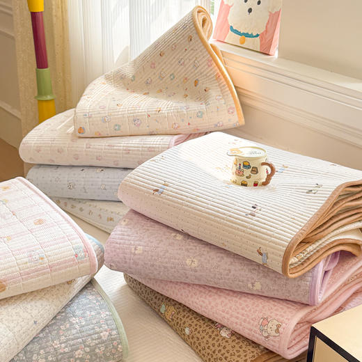 自然醒全棉宝宝绒棉绒床盖正反两用JY 商品图14