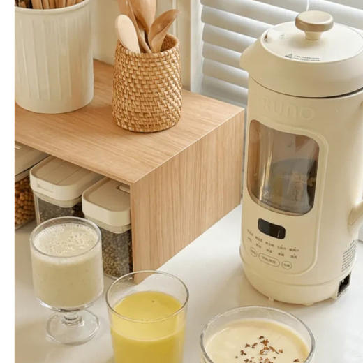 bruno可视化小奶壶豆浆机|免浸泡，一键浓醇豆浆/米糊/果汁，可预约/自清洁 商品图1