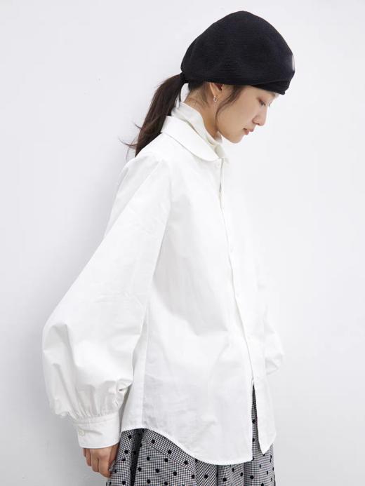 步履不停/5D11292C/翻领灯笼袖长袖衬衫 商品图2