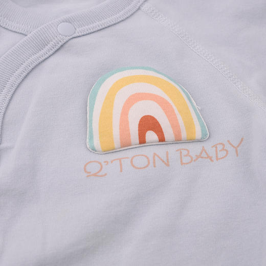 棉果果春季新品男宝立体图案5A抗菌纯棉长袖半背衣M111110226008 商品图3