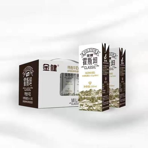 【ysyc】金健霍斯坦原味牛奶250ml*12盒 商品图0