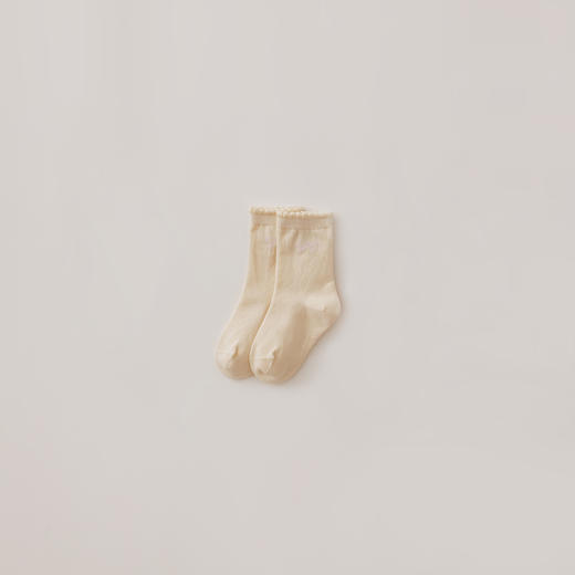 马克珍妮女童四季穿花边蝴蝶结无骨中筒袜551900 商品图1