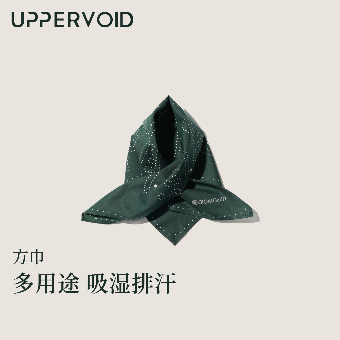 YMIR方巾户外休闲多用途图腾印花领巾百搭款UPPERVOID二普纬度