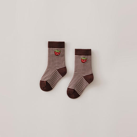 马克珍妮女童柔软弹力透气条纹长袜2025年秋冬新款551938 商品图2