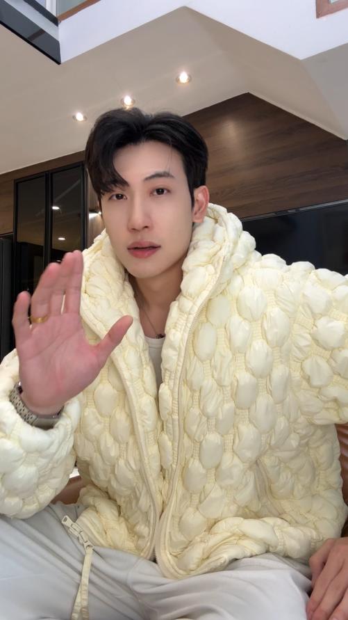 23933SDSA秋冬新款痞帅男装简约纯色白鹅羽绒服外套拉链立领连帽高级感 商品图0