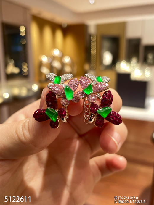 5122611，花朵耳坠。具体价格微信咨询 商品图1