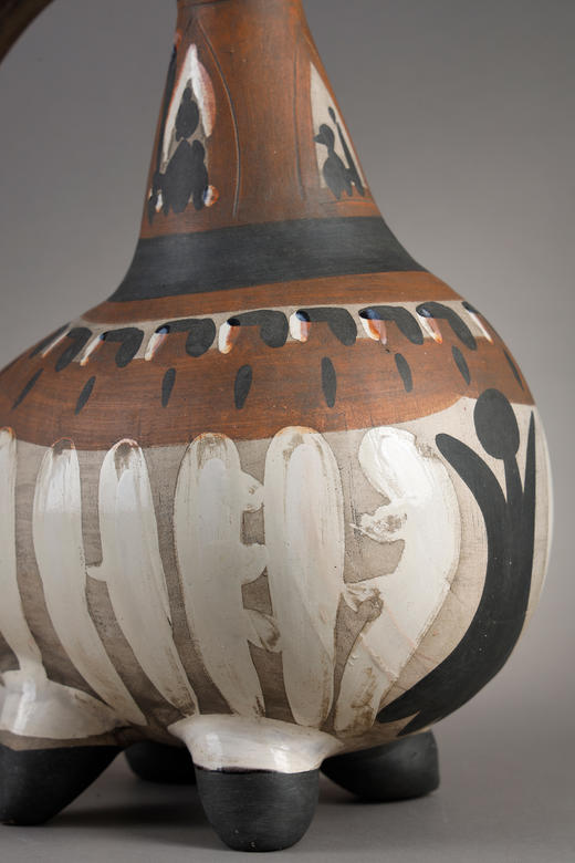 【已售】独角鹿西洋古董1954年代西班牙艺术巨匠毕加索与法国Madoura工坊合作出品限量装饰陶瓶「Tarasque 塔拉斯克」 商品图10