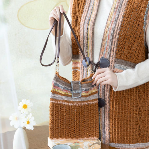 苏苏姐家游牧拼接外套手工DIY钩针衣服毛线团自制上衣材料包 商品图2