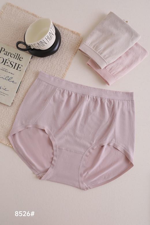 女士加肥加大丰满裤高弹力无缝舒适内裤三角裤8526 商品图3