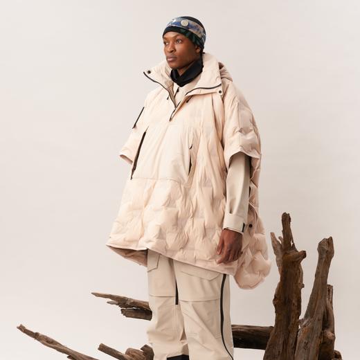 WHISTLER滑雪披风户外防水保暖鹅绒自收纳UPPERVOID二普纬度 商品图2