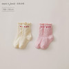 马克珍妮女童柔软弹力爱心纯色中筒袜秋冬新款551937 商品缩略图0