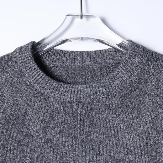 SDSA男士秋冬新款痞帅男装慵懒风简约圆领毛衣百搭宽松针织衫上衣 商品图1