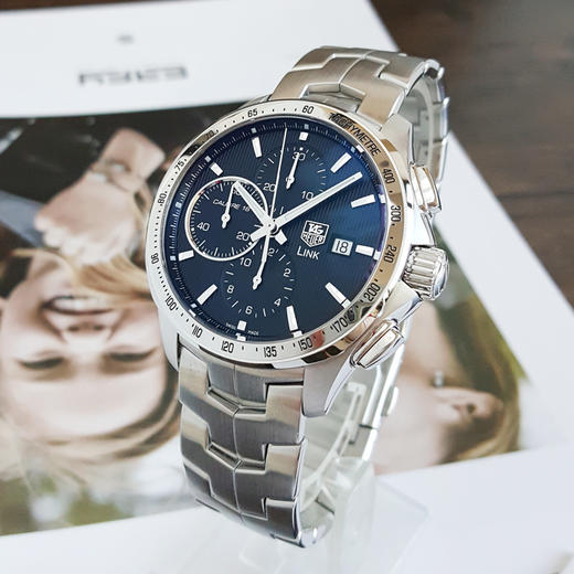 【95新】TAG HEUER泰格豪雅CTA2010.BA0952日期显示、计时自动机械43mm（男款）林肯系列 精钢041125NJS03 商品图2
