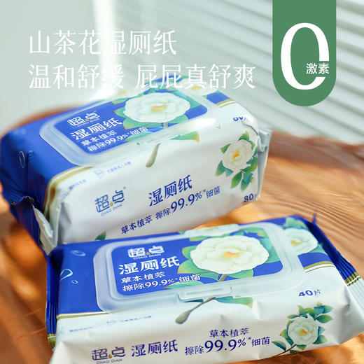 【湿厕纸】湿擦不易掉絮   擦除99.9%细菌 直接扔马桶可冲散 预售5天 商品图0