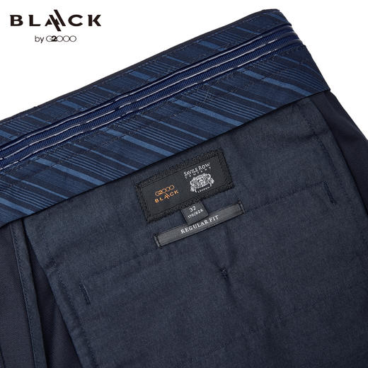 G2000男装FW25【多面弹性/高纱支纯棉羊毛】商务通勤修身西裤长裤56454011 商品图5
