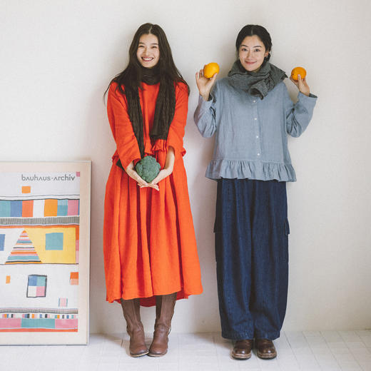 绽放795朵/木耳衬衫·纯亚麻木耳花边长袖衬衫女宽松百搭小衫新款 商品图3