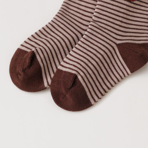 马克珍妮女童柔软弹力透气条纹长袜2025年秋冬新款551938 商品图4