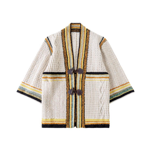 苏苏姐家游牧拼接外套手工DIY钩针衣服毛线团自制上衣材料包 商品图4