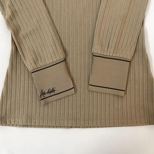 An*家新款撞色女士长袖上衣来啦 竖条清爽不粘腻有韵味W125031 商品图3