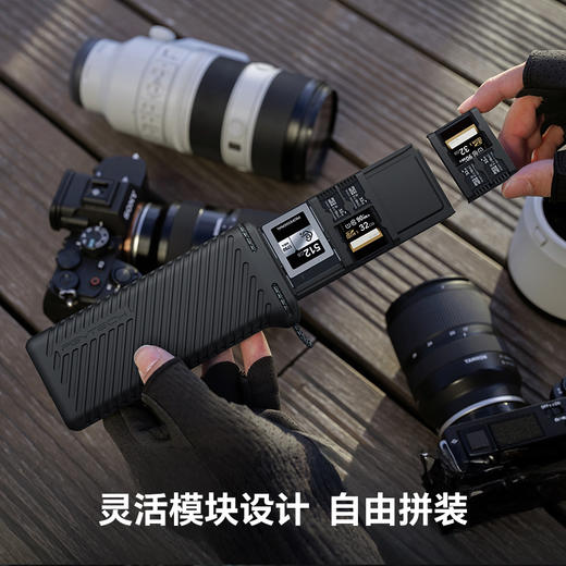 PGYTECH存储卡盒蒲公英sd卡收纳盒CFA卡盒/CFB/XQD/Nano SIM内存卡盒防震防摔保护盒相机配件 商品图3